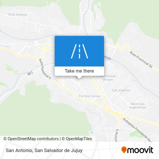 San Antonio map