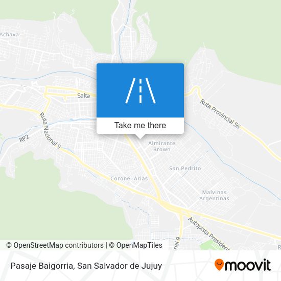 Pasaje Baigorria map