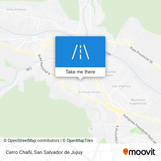 Cerro Chañi map