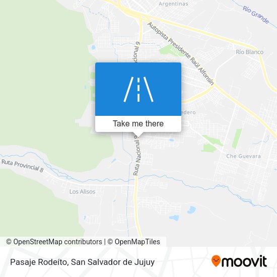 Mapa de Pasaje Rodeíto