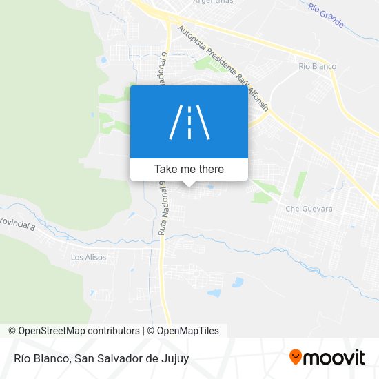 Río Blanco map
