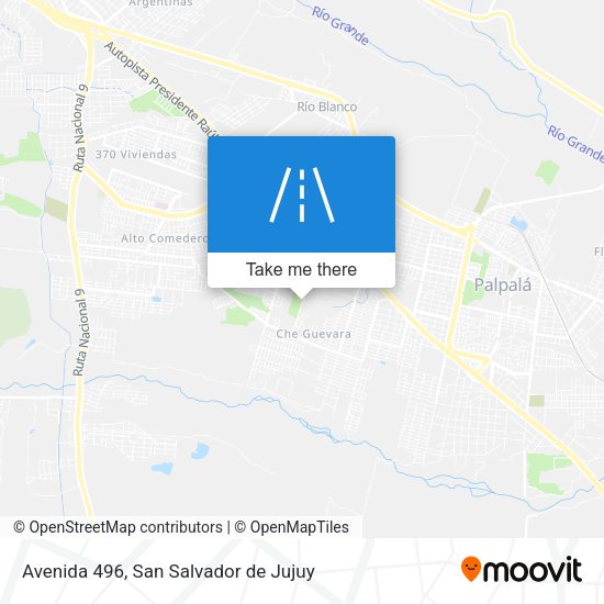 Avenida 496 map