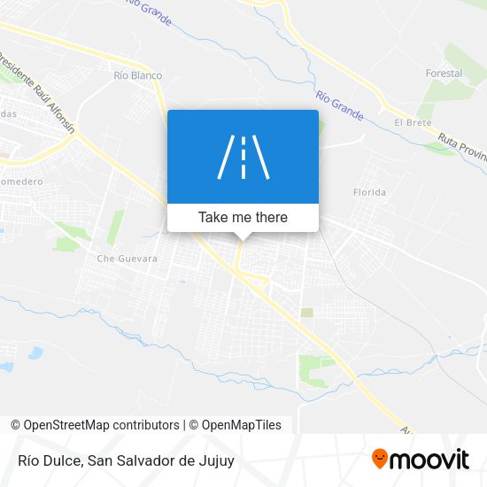Mapa de Río Dulce