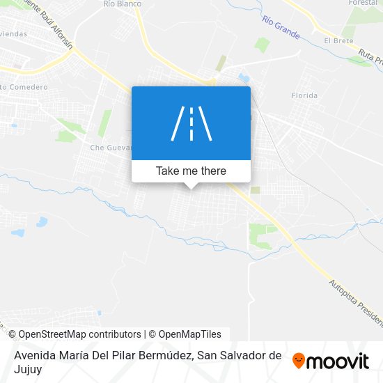 Mapa de Avenida María Del Pilar Bermúdez