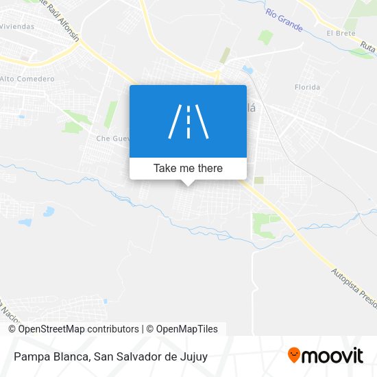 Pampa Blanca map