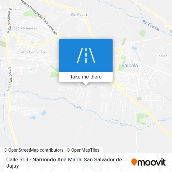 Mapa de Calle 519 - Narriondo Ana María