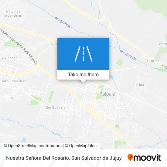 Nuestra Señora Del Rosario map
