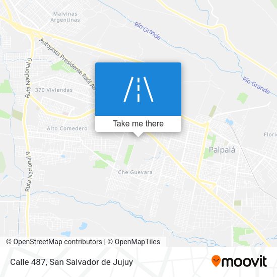 Mapa de Calle 487