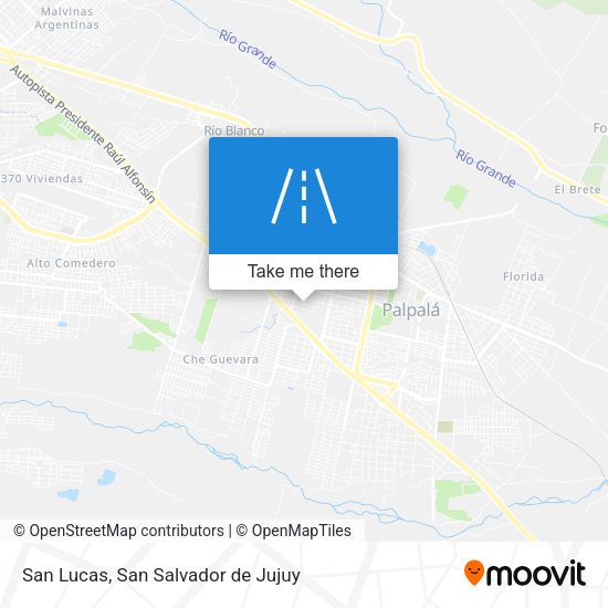 San Lucas map
