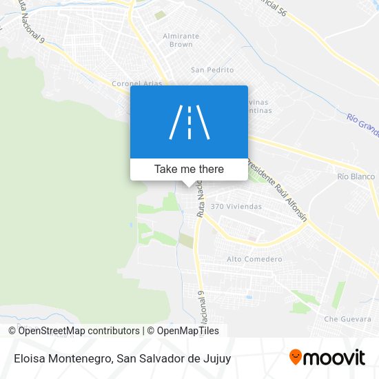 Eloisa Montenegro map