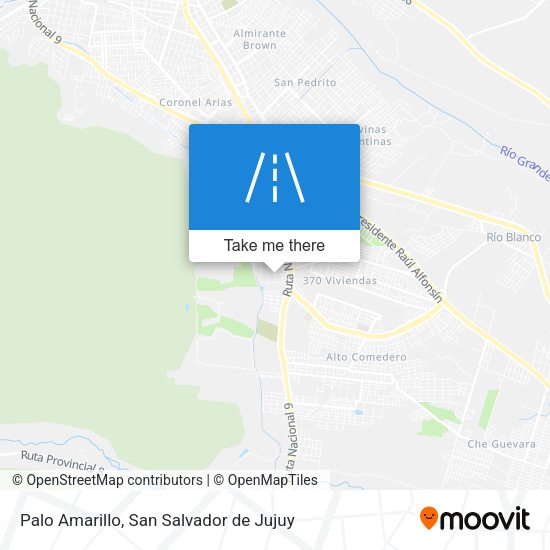 Palo Amarillo map