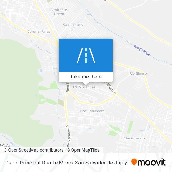 Mapa de Cabo Principal Duarte Mario