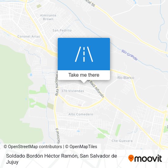 Soldado Bordón Héctor Ramón map