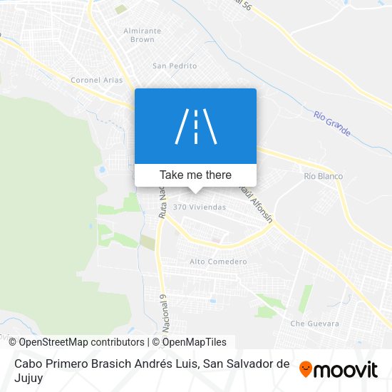 Mapa de Cabo Primero Brasich Andrés Luis