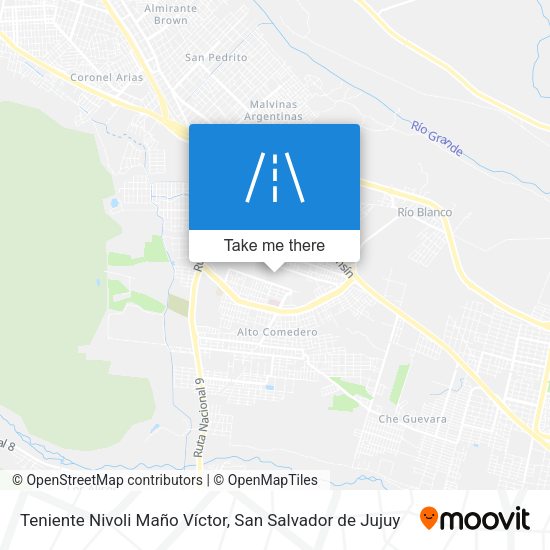 Teniente Nivoli Maño Víctor map