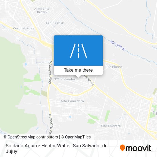 Soldado Aguirre Héctor Walter map