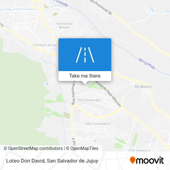 Loteo Don David map