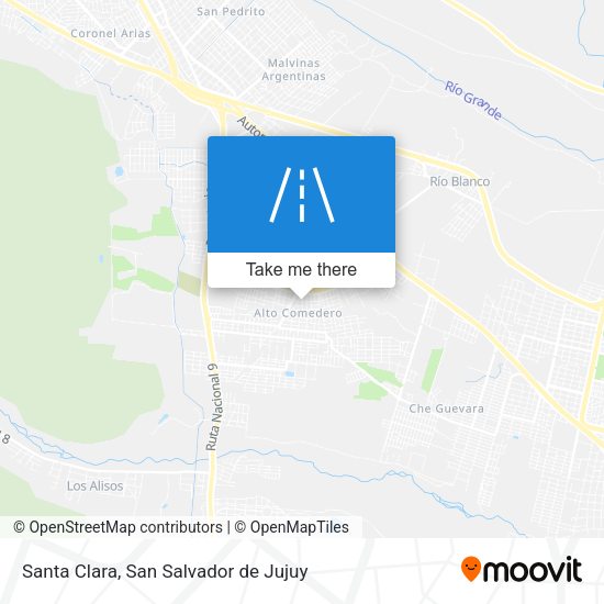 Santa Clara map