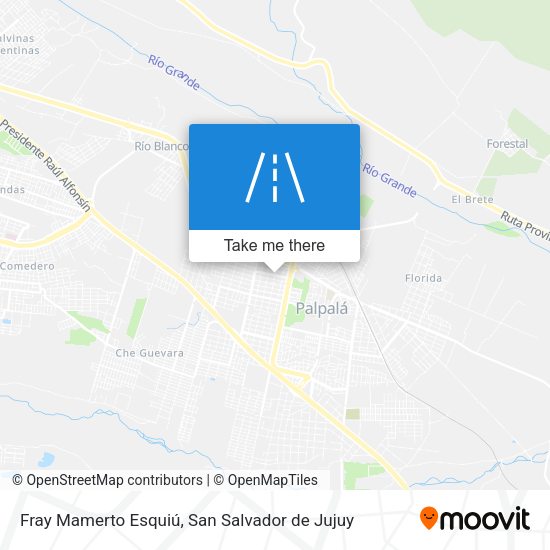 Fray Mamerto Esquiú map