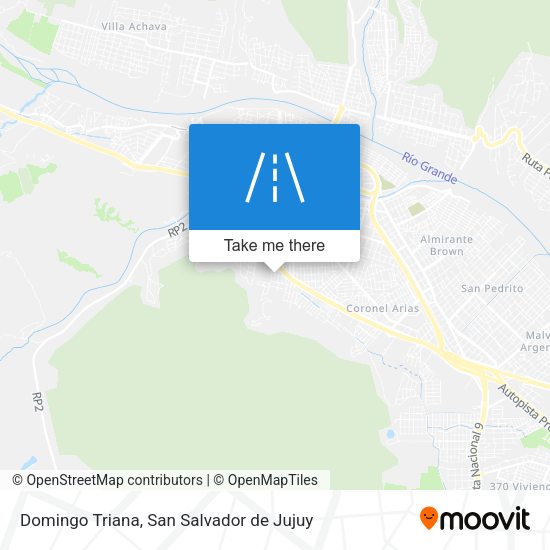 Domingo Triana map