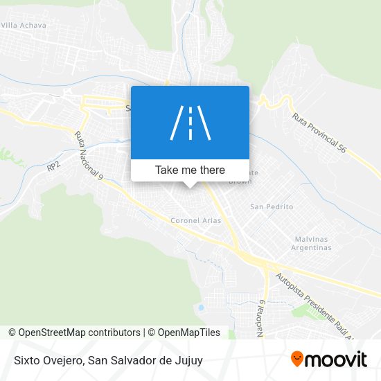 Mapa de Sixto Ovejero