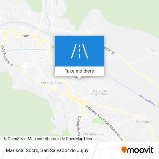 Mariscal Sucre map