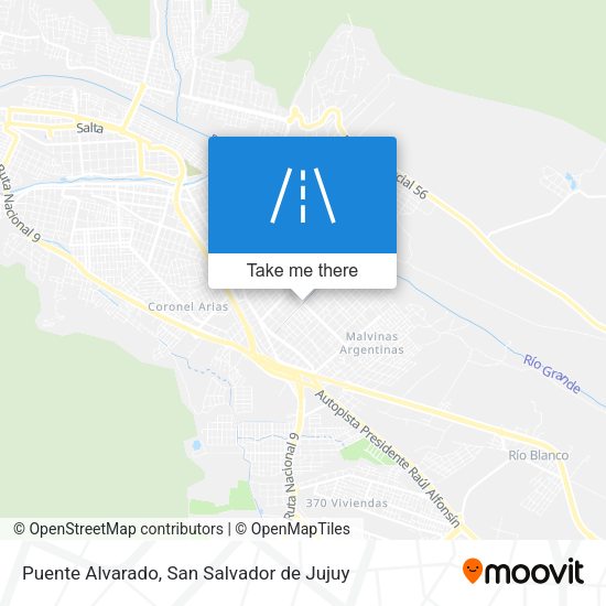 Puente Alvarado map