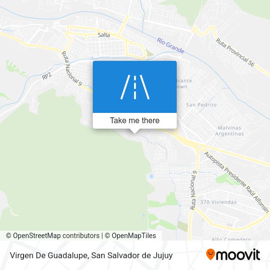 Mapa de Virgen De Guadalupe
