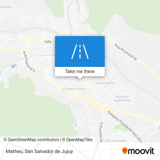 Mapa de Matheu