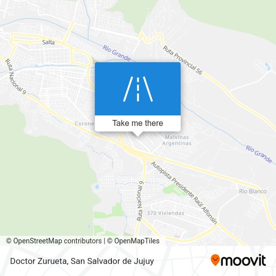 Doctor Zurueta map