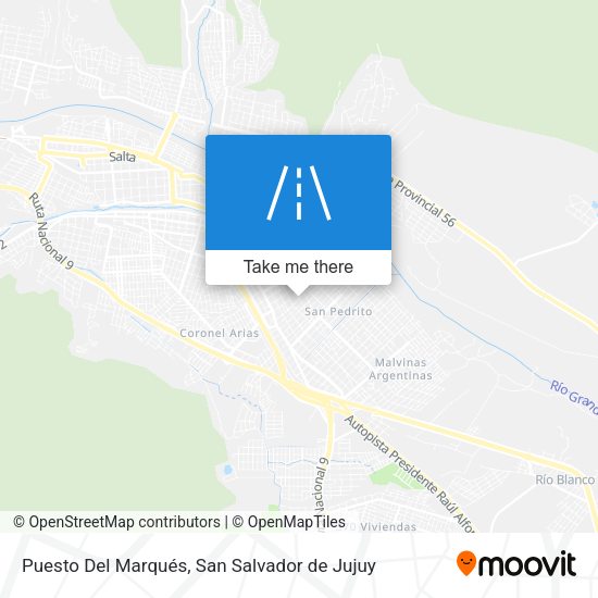Mapa de Puesto Del Marqués