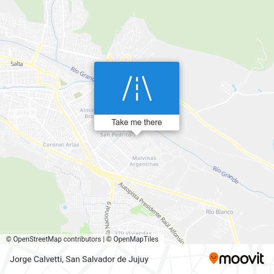 Mapa de Jorge Calvetti