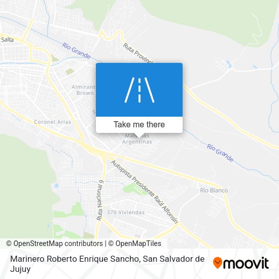 Marinero Roberto Enrique Sancho map