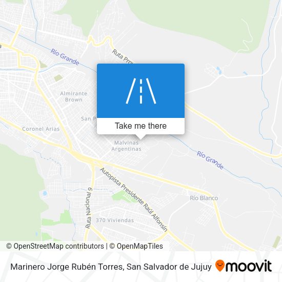 Marinero Jorge Rubén Torres map
