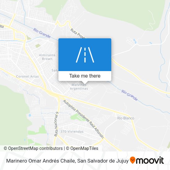 Marinero Omar Andrés Chaile map