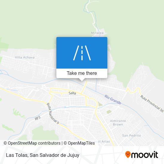 Las Tolas map