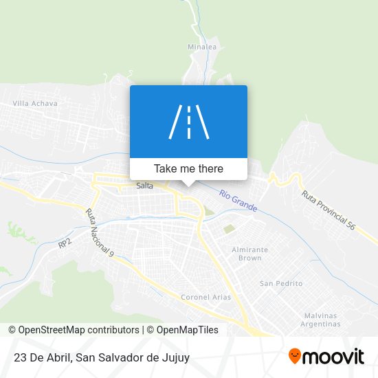 23 De Abril map