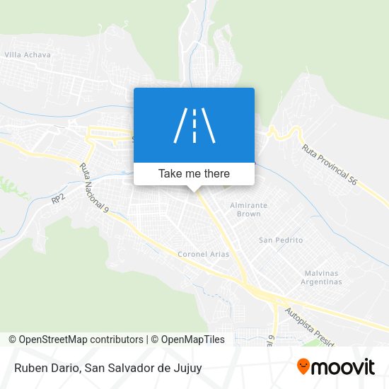 Ruben Dario map