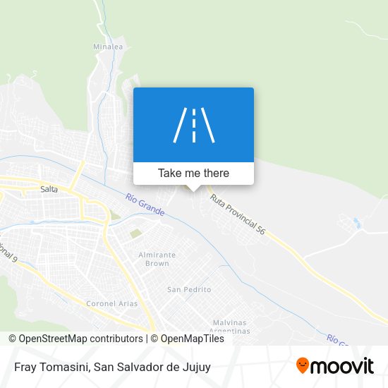 Mapa de Fray Tomasini
