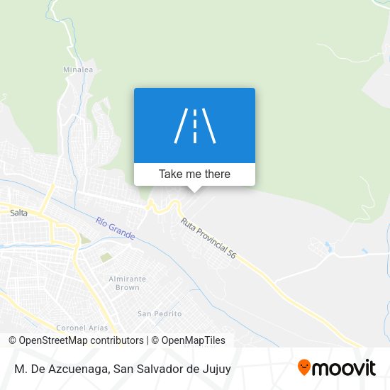 M. De Azcuenaga map