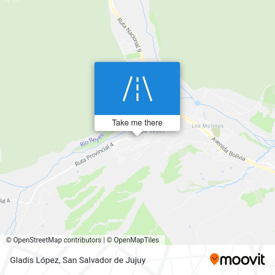 Gladis López map