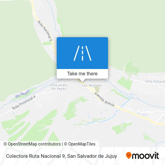Colectora Ruta Nacional 9 map