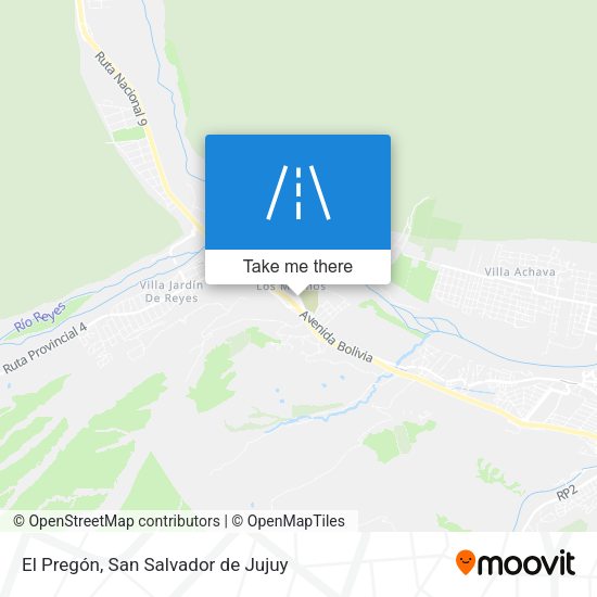 El Pregón map