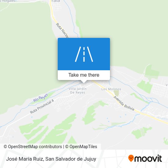 Mapa de José María Ruiz
