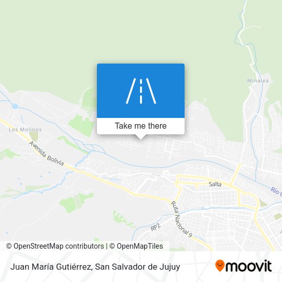 Mapa de Juan María Gutiérrez