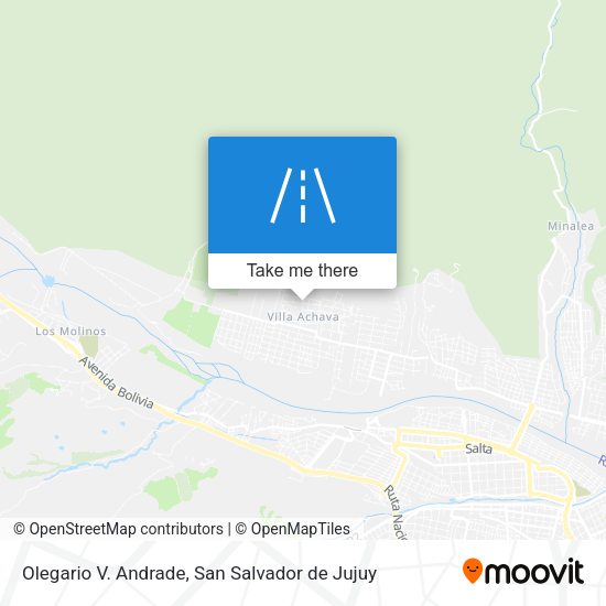 Mapa de Olegario V. Andrade