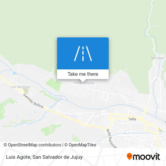 Luis Agote map