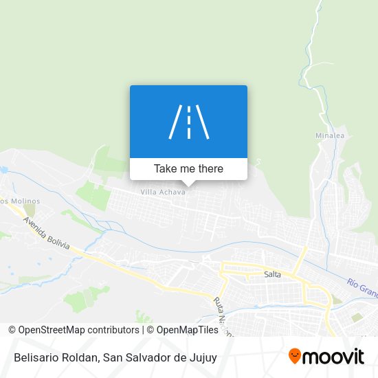 Belisario Roldan map