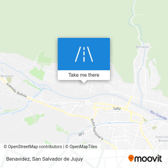 Benavidez map