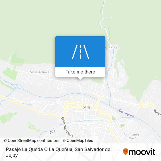 Pasaje La Queda O La Queñua map